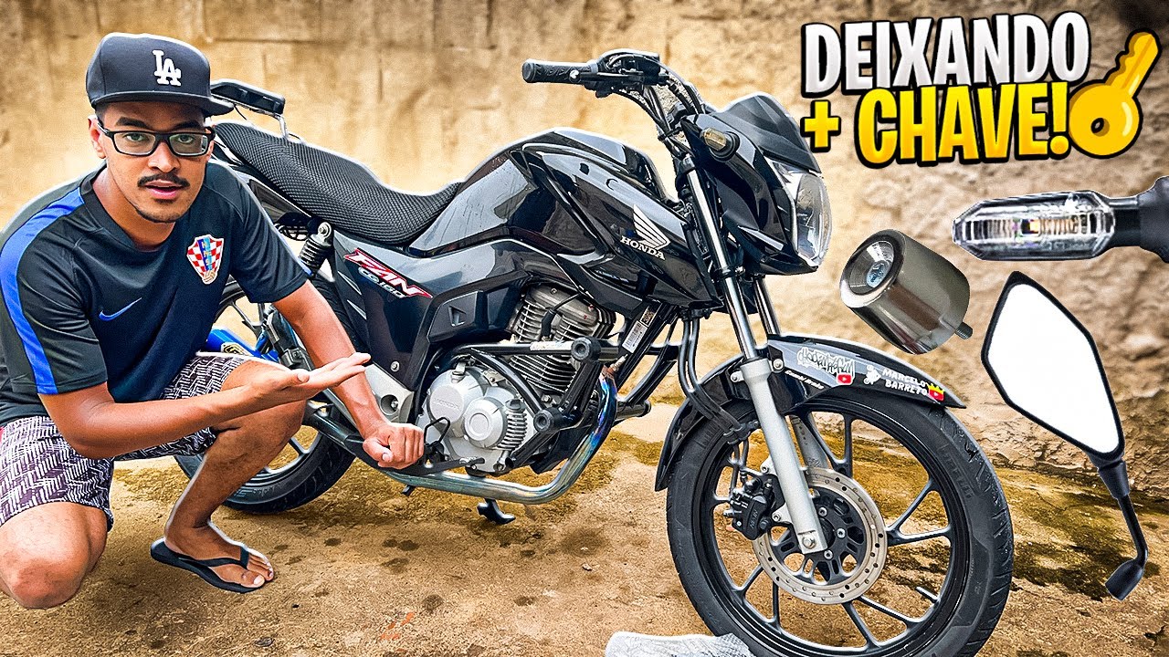 COMO DEIXAR SUA MOTO CHAVE COM POUCOS ACESSÓRIOS