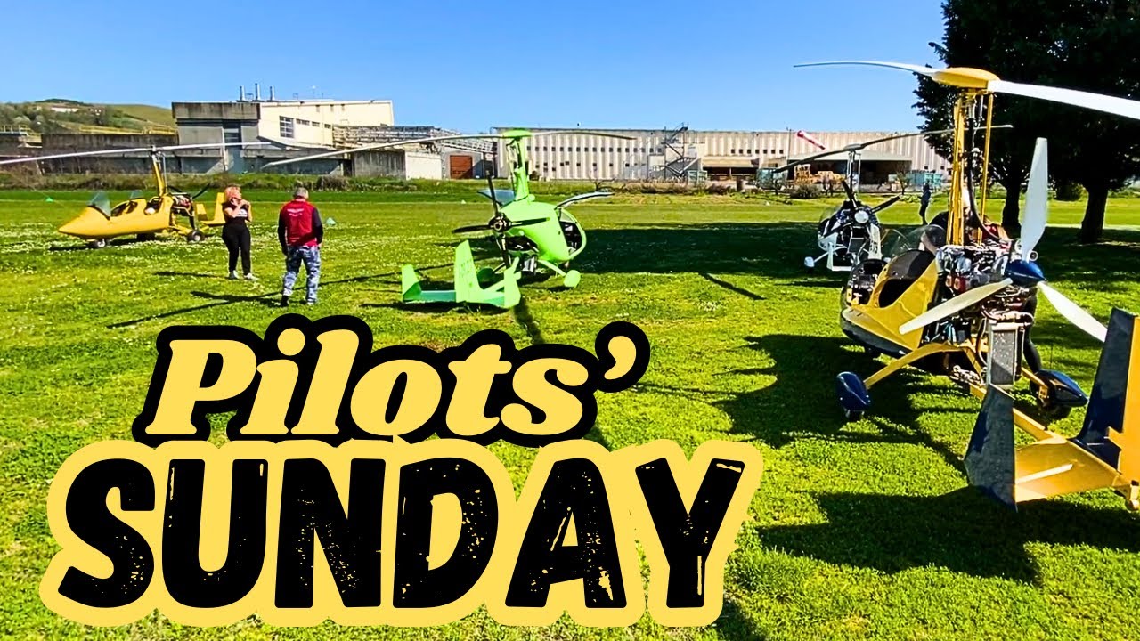 Autogiro ELA07S - Come passano la Domenica i Piloti? - Volo - Trattoria - Divertimento nella Langhe