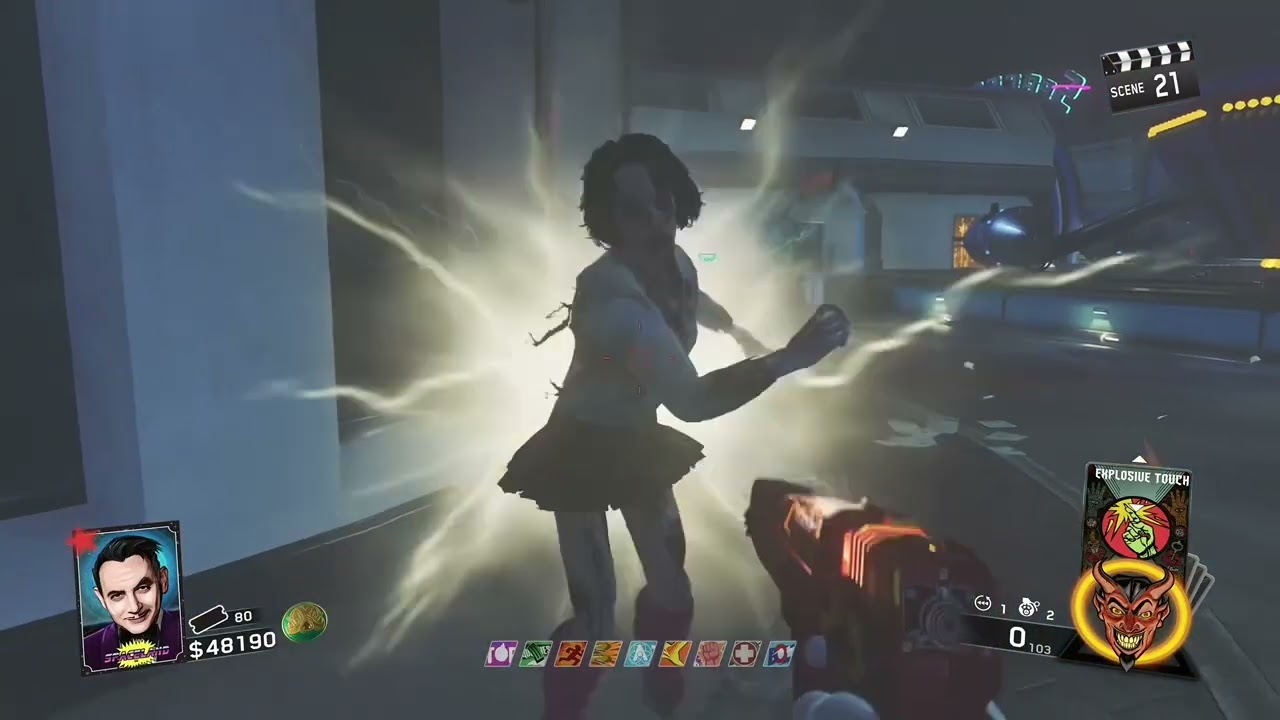 Zombies in spaceland round 30, head cutter only!