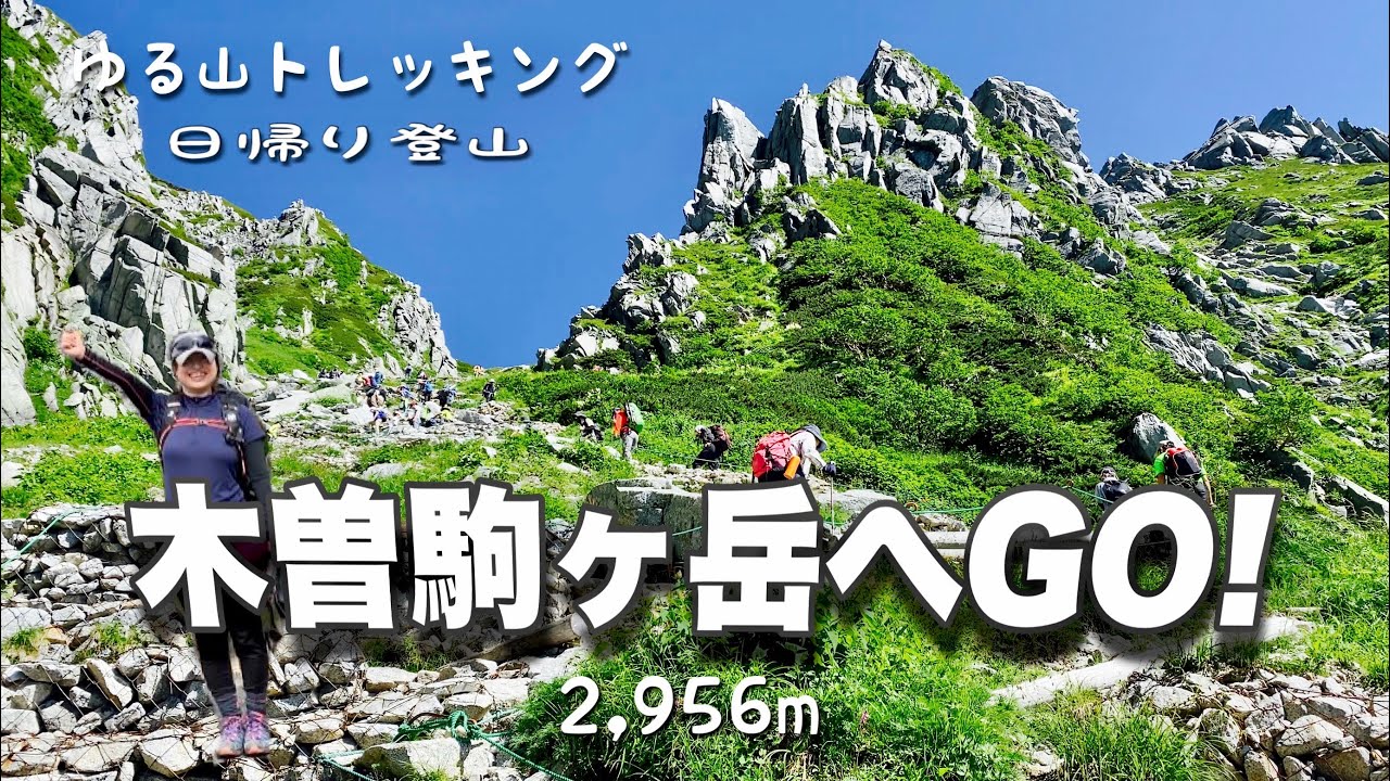 【長野県】木曽駒ヶ岳へGO! 登山初心者でも登れる絶景アルプス⛰夏のお花畑と迫力の稜線歩きを楽しんだ　日帰り登山　４K