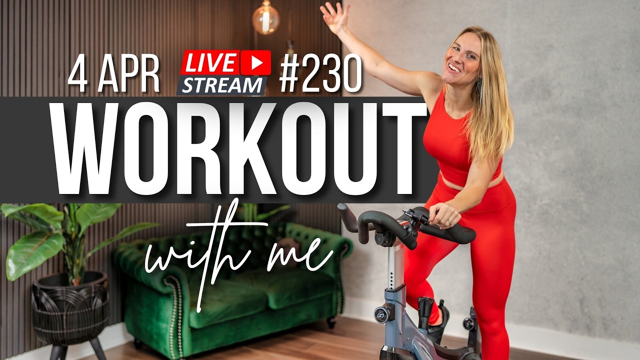 LIVE Indoor Cycling Workout! | 45-minute Indoor Cycling Class + ENCORE!