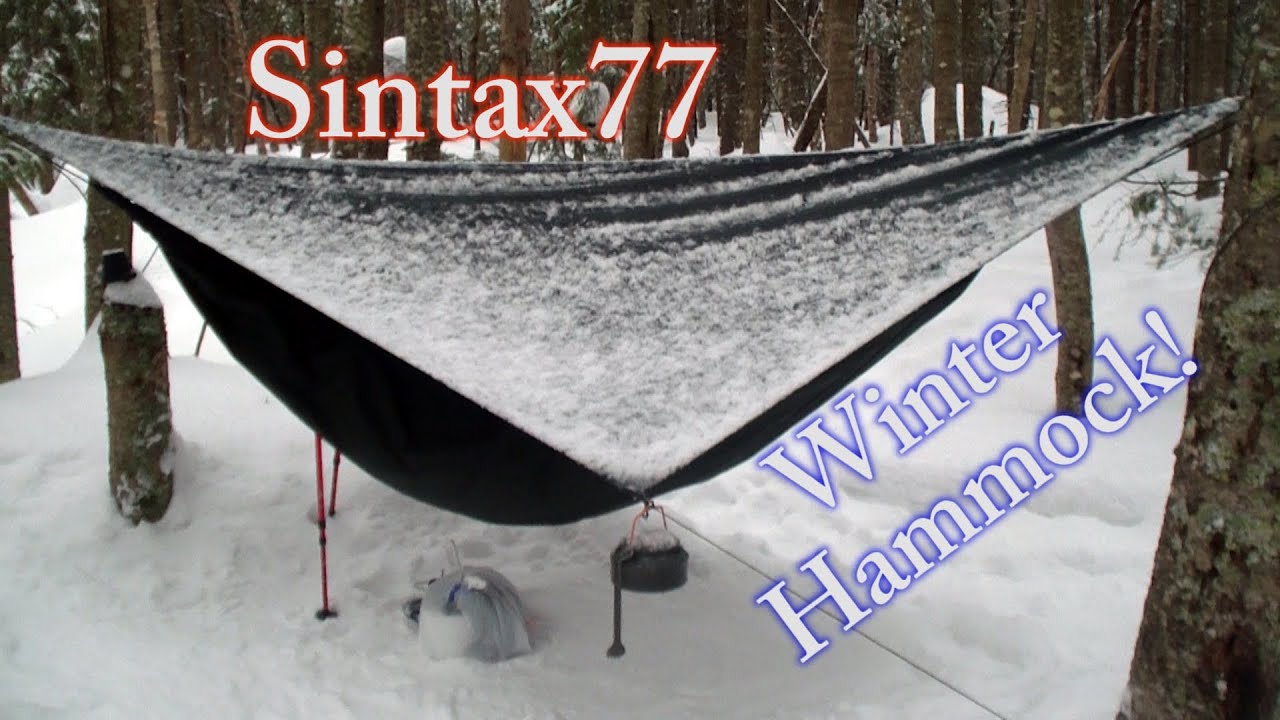 Winter Hammock Camping in the Adirondacks