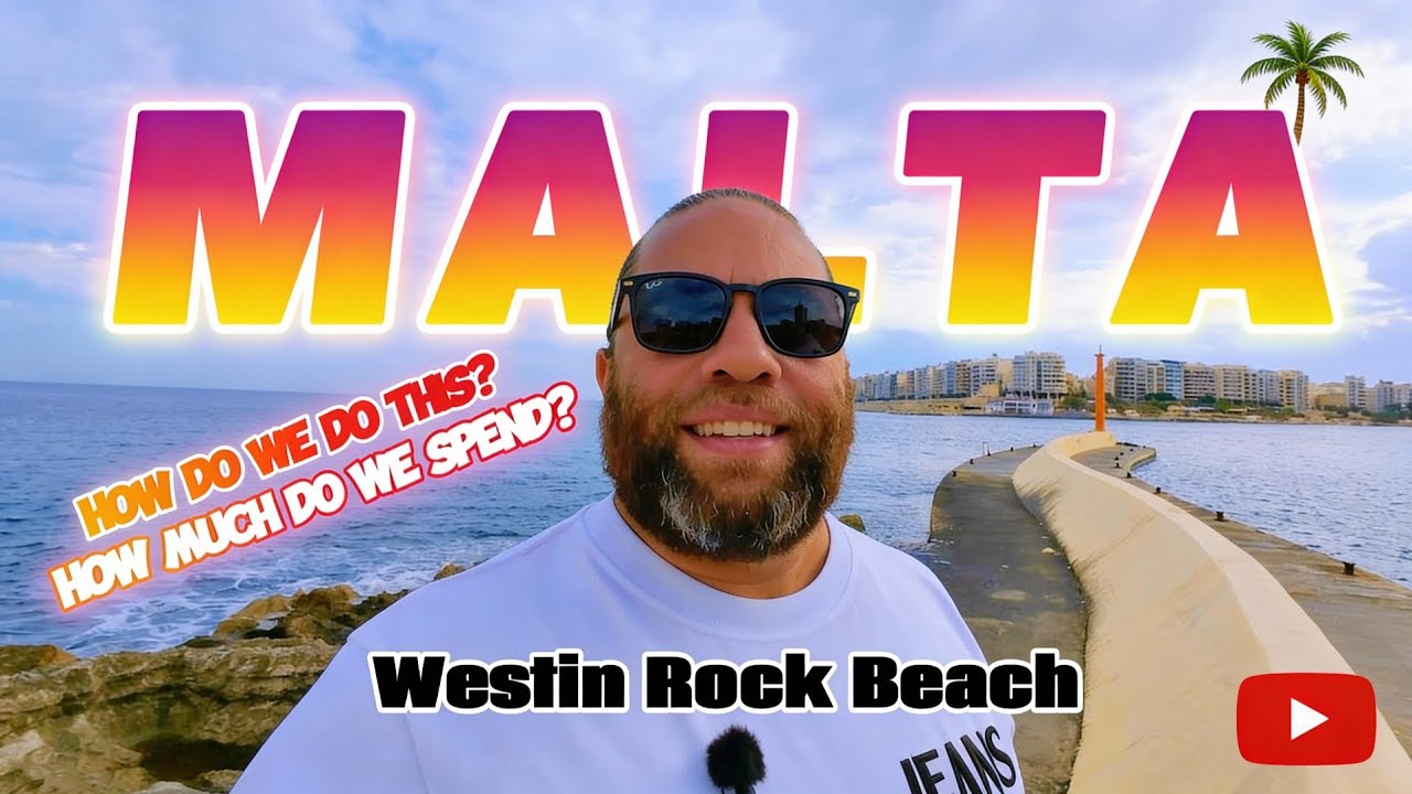 Как мы это делаем? Прогулка по пляжу Westin Rock Beach на Мальте + Сколько на самом деле стоят на...