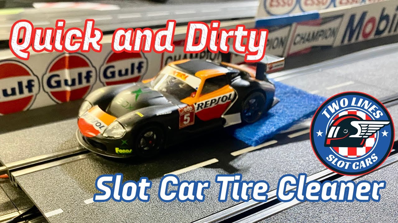 DIY Quick and Dirty.... Slot Car Tire Cleaner!