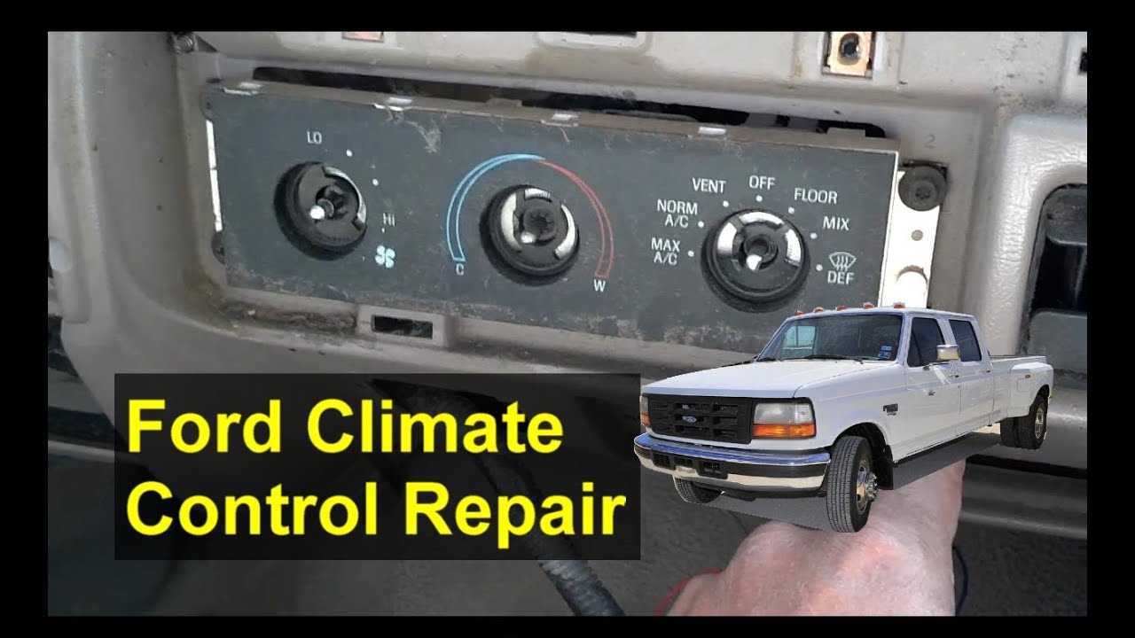 Ford climate control vent defrost issues, F250, F350, Explorer, etc. - Auto Repair Series