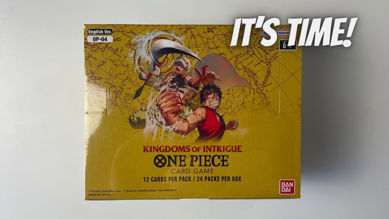 OP04 Kingdoms of Intrigue Booster Box Opening - One Piece TCG