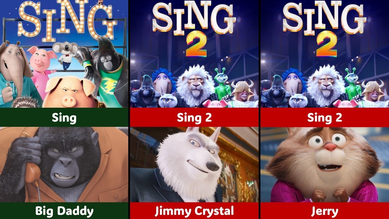 Every illumination Sequels Villains