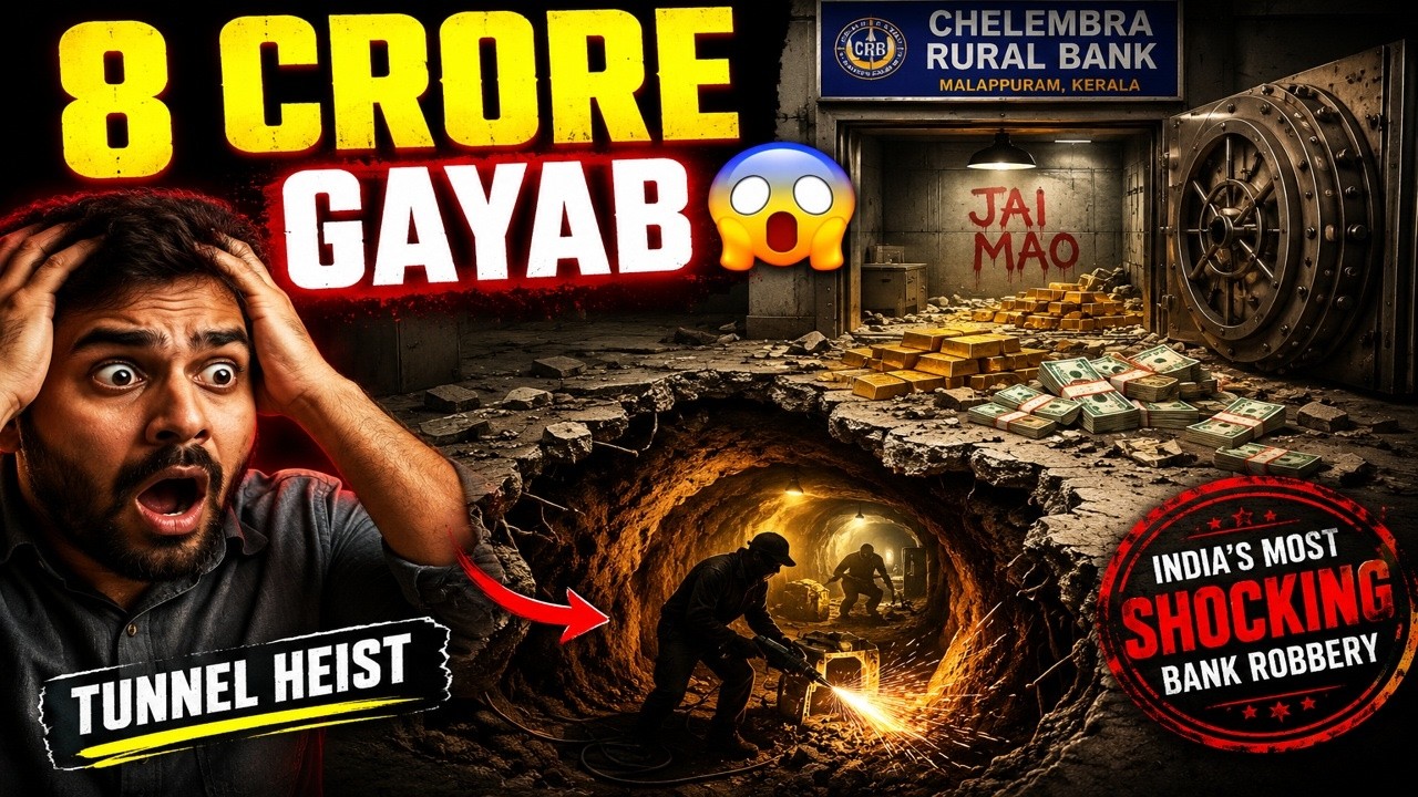 India&rsquo;s Most Shocking Bank Robbery 😱 | Tunnel Se 8 Crore Ki Chori | True Crime Story