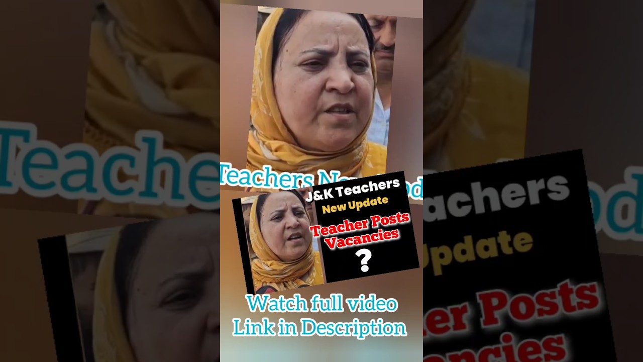 No teacher recruitment in J&K