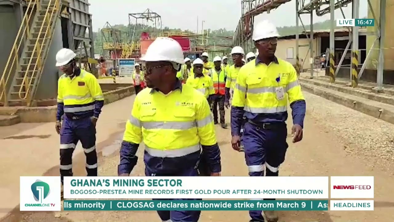 Bogoso-Prestea Mine Records First Gold Pour After 24-Month Shutdown
