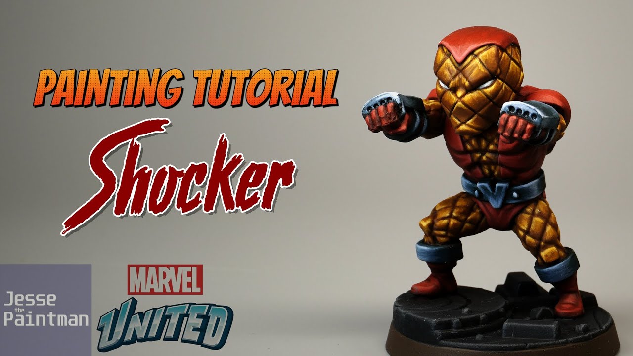 Painting Shocker from Marvel United Multiverse | Miniature Painting Guide E18