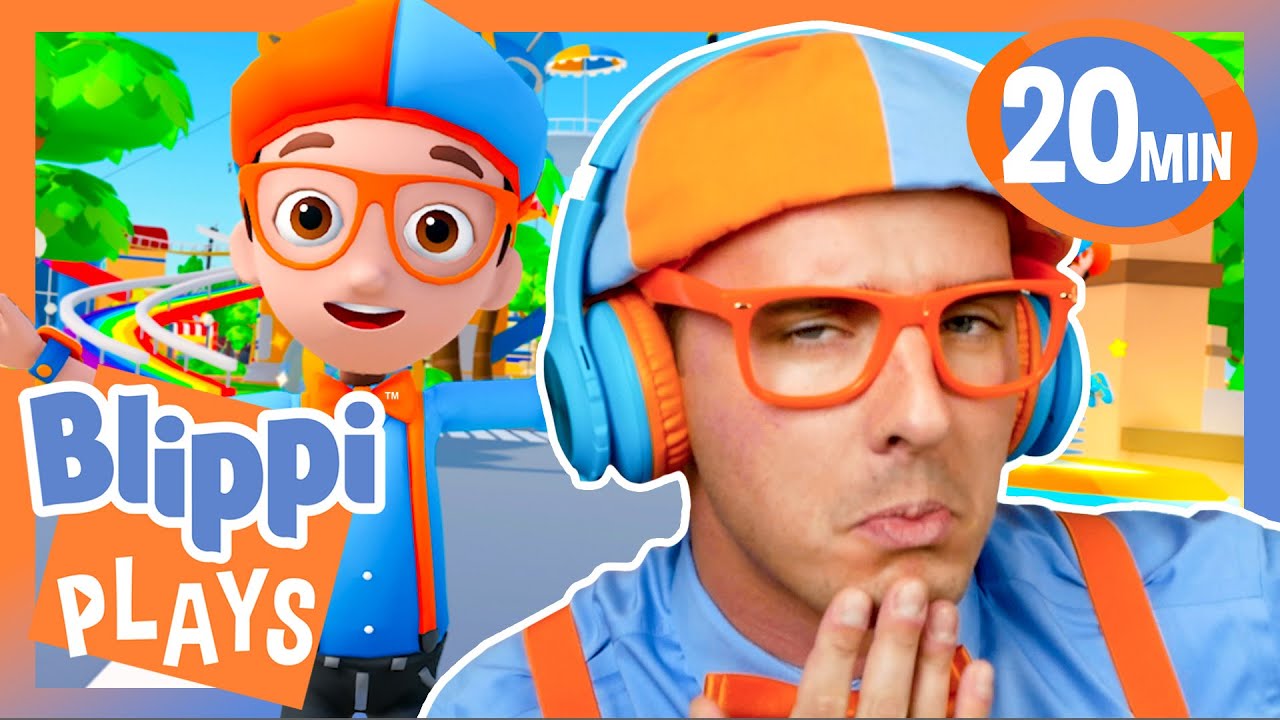 Help Blippi Find the Blippis | BEST OF BLIPPI PLAYS | Roblox Gaming Videos for Kids