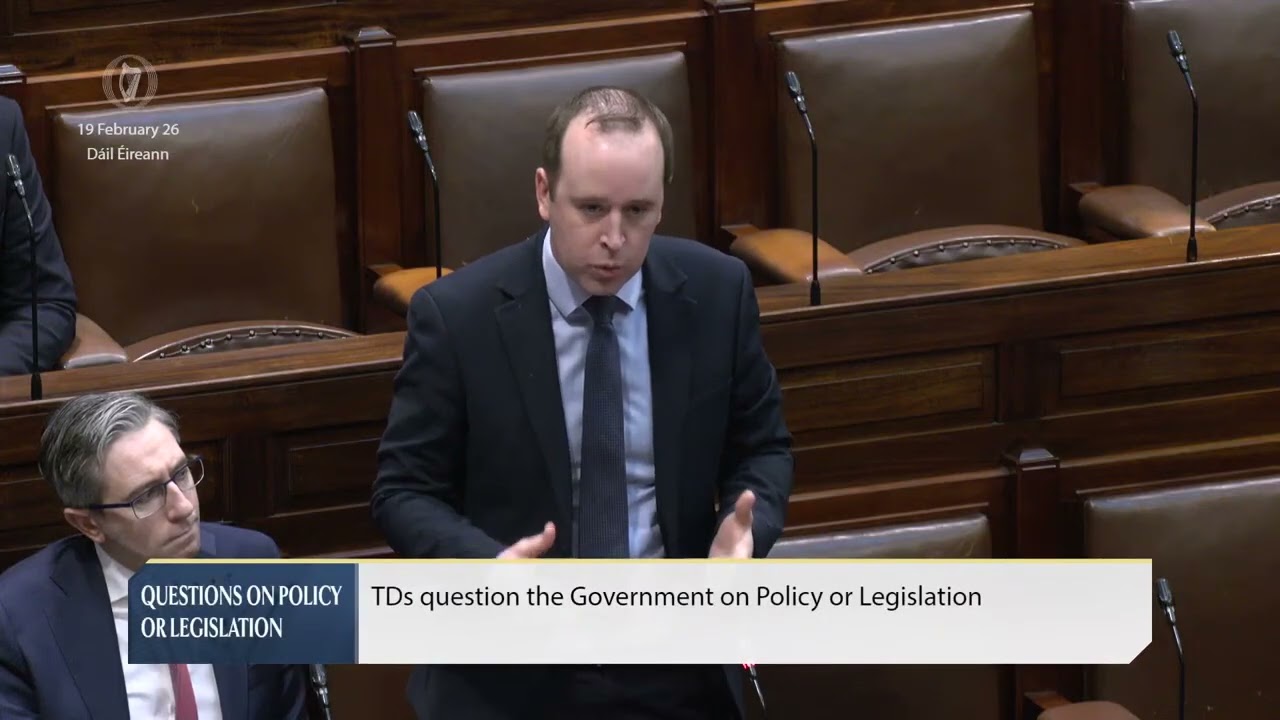 Deputy Michael Fitzmaurice- speech from 19 Feb 2026
