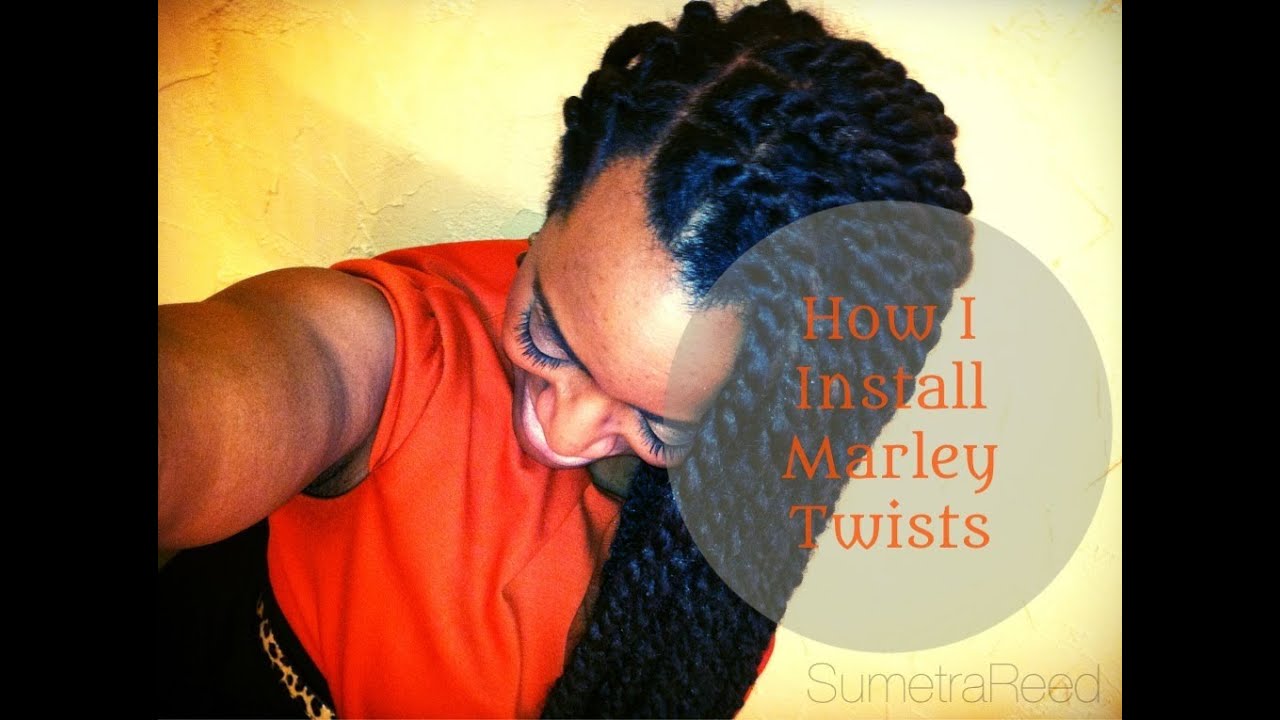 (21) Natural Hair Journey - Marley Twists Tutorial