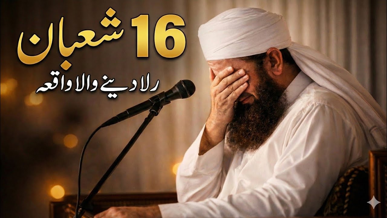  Shabe barat ka rula dene wala waqiy .Emotional BAyan By Moulana Tariq Jameel