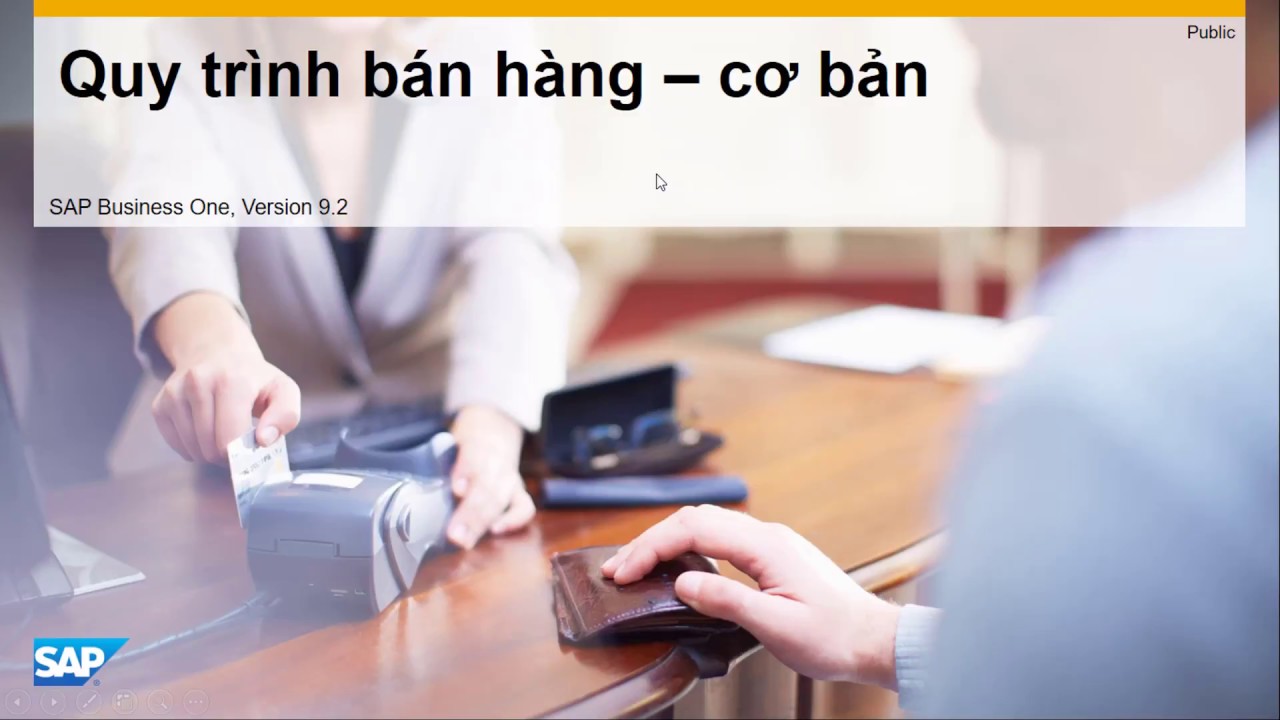 Bán hàng và phải thu A/R  SAP Business One (Cơ bản) - TB1000 - Unit 3