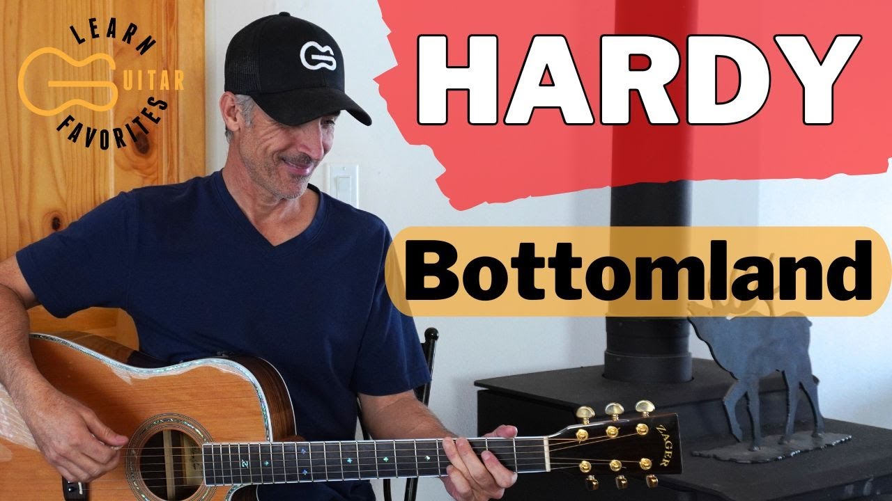 Bottomland - HARDY - Урок игры на гитаре с 4 аккордами