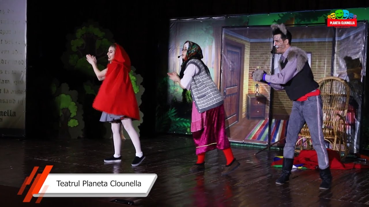Spectacol Scufita Rosie - Imn Planeta Clounella | Teatrul Planeta Clounella | Povesti pentru Copii