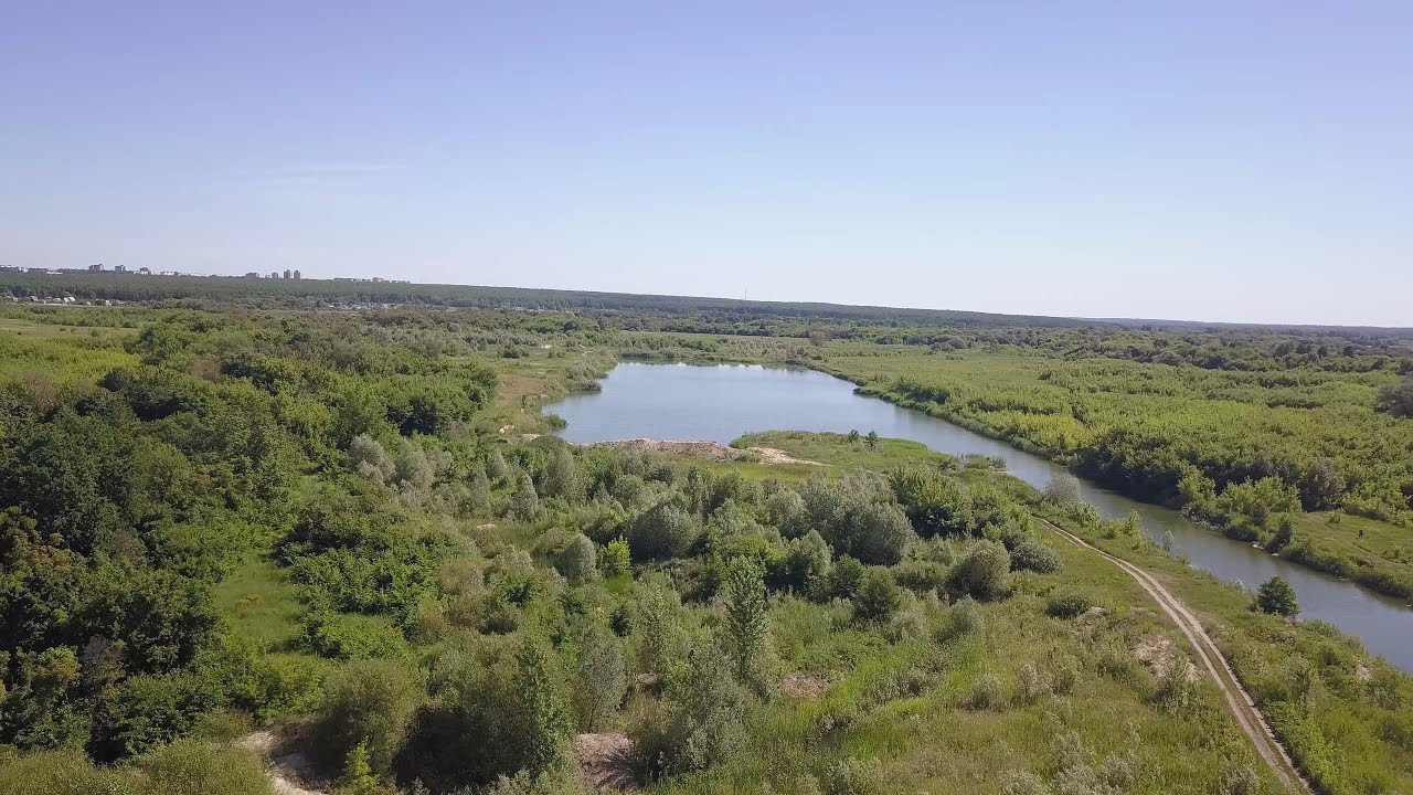 Над песчаными карьерами в г. Старый Оскол