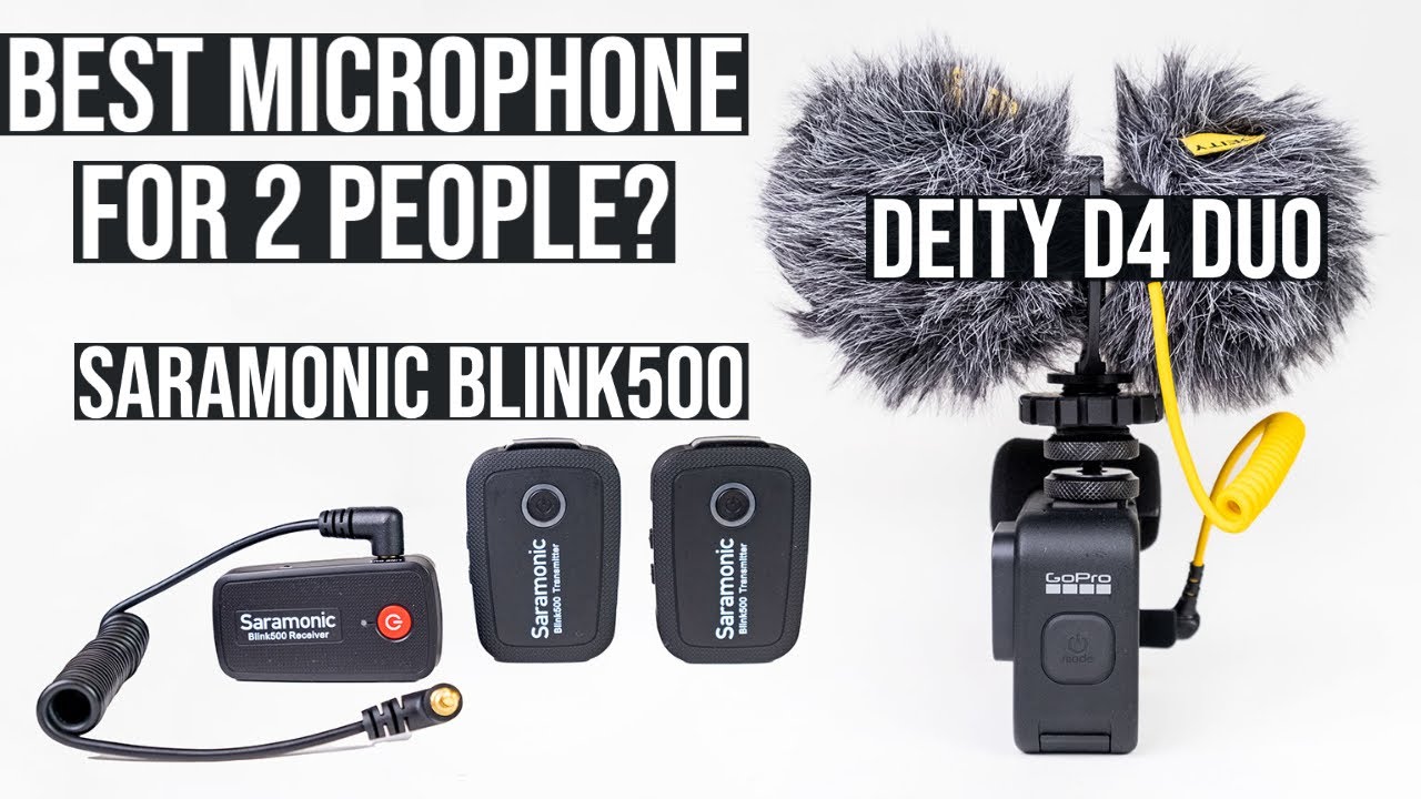 Best Vlogging Microphone for 2 People? Saramonic Blink500 vs Deity D4 Duo