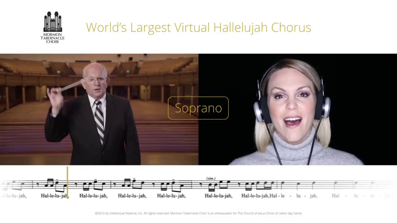 Hallelujah Chorus - Learn to sing Soprano part - DG