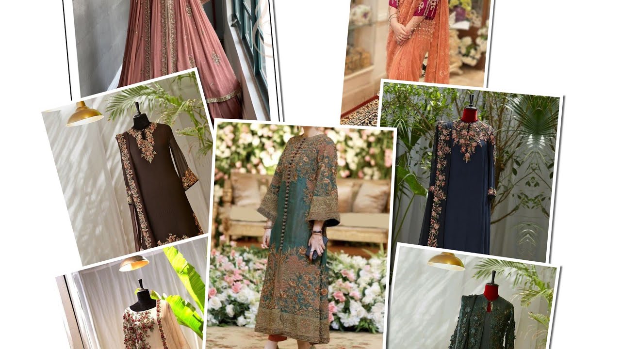Fanci dress design in maxi and different style/ decent combination 