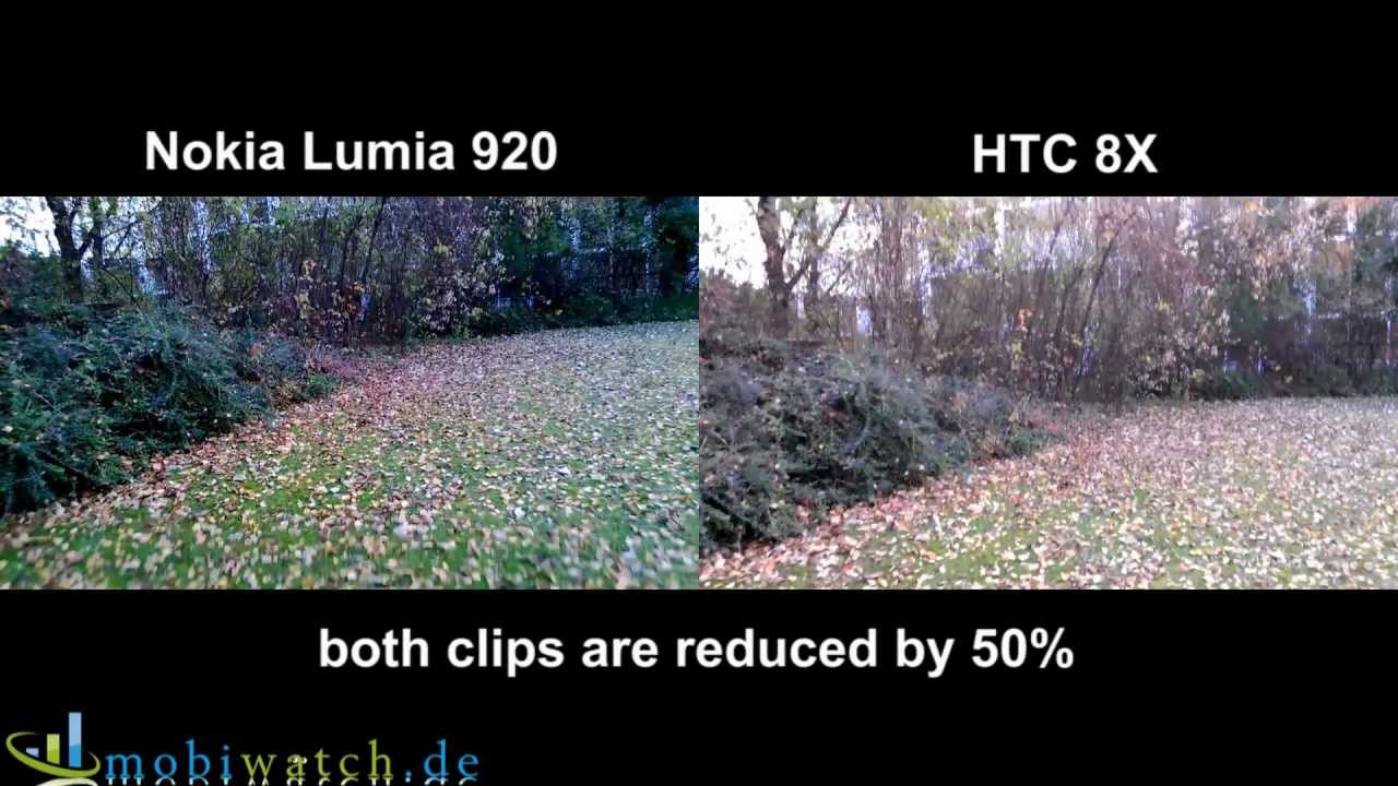 Nokia Lumia 920: Test of Video Stabilisation and Comparison to HTC 8X