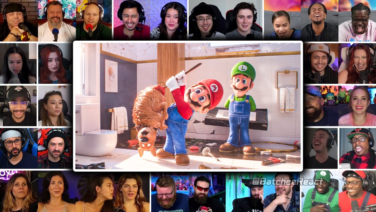 Mario Brothers' First Job | The Super Mario Bros. Movie (2023) Reaction Mashup