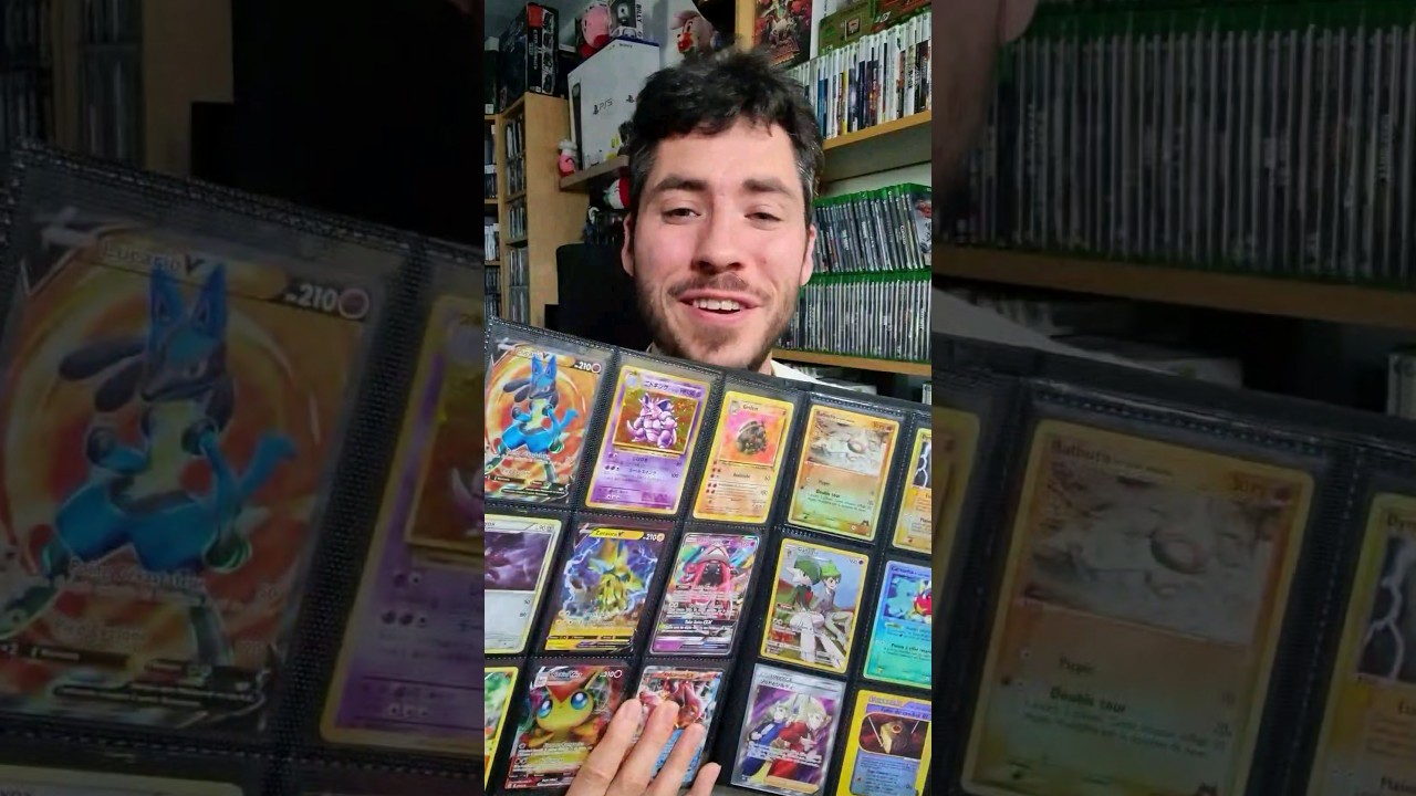 Mes 5 plus belles cartes Pokemon de vide grenier #jeuxvid&eacute;o #pokemon #cartes #top #argent