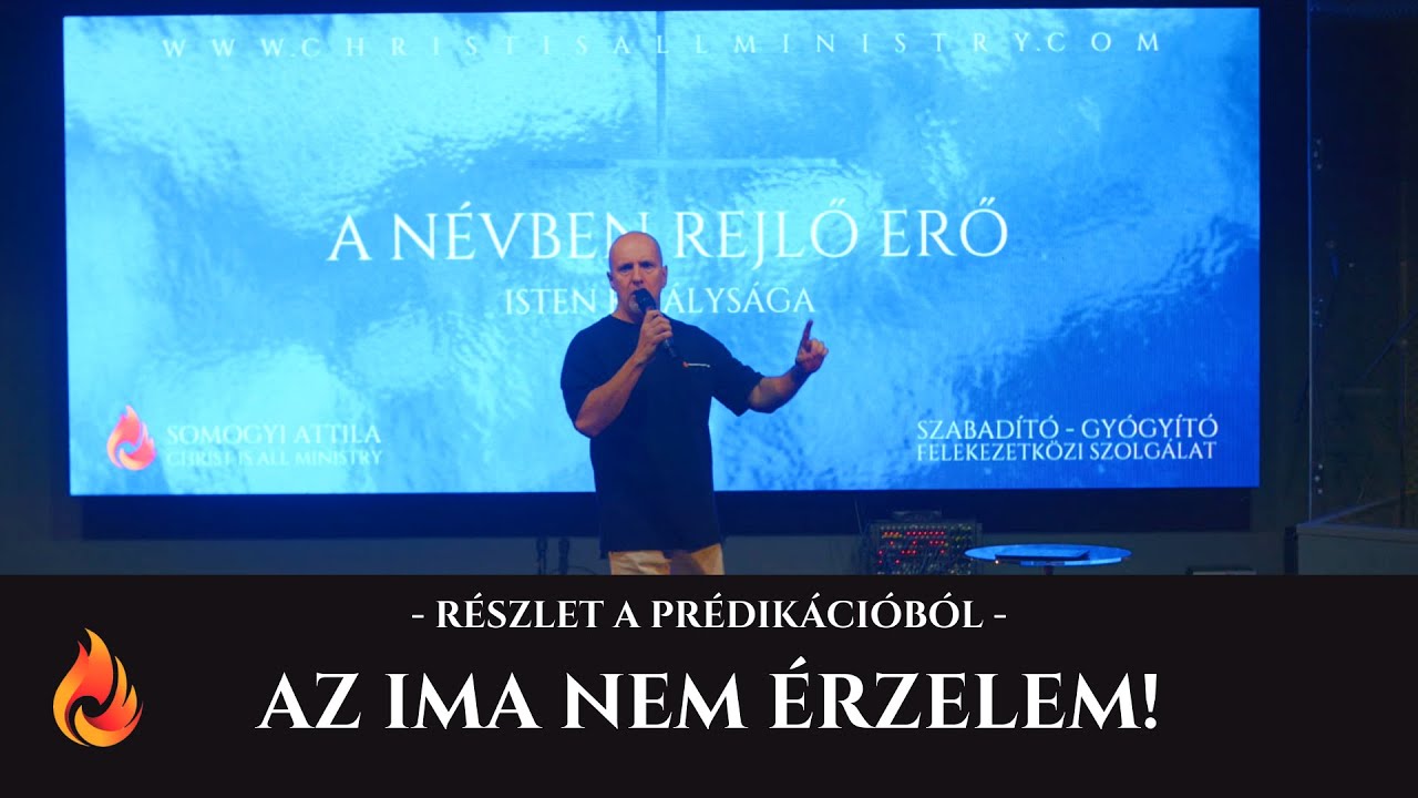 AZ IMA NEM &Eacute;RZELEM - Somogyi Attila