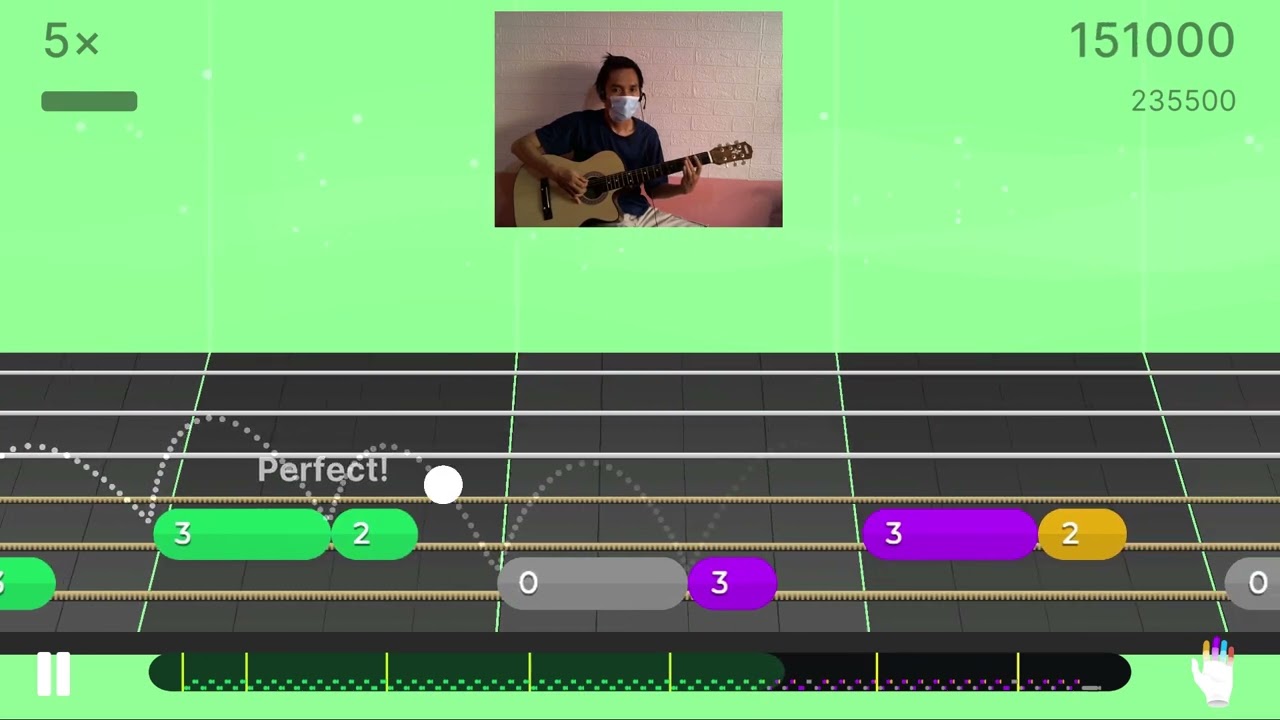 Guitar | Seven Nation Army - The White Stripes | Basic Riff - Level 1 | Perfect | Camera