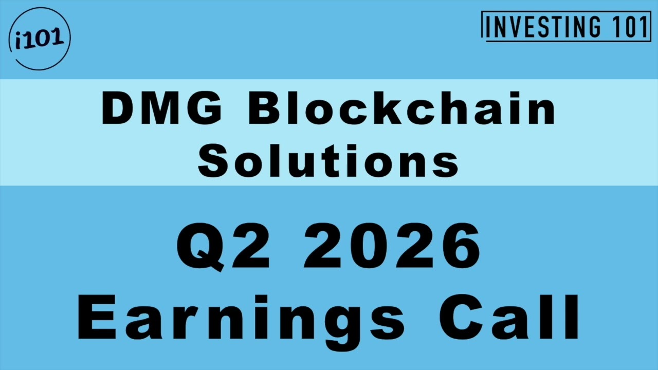 DMG Blockchain Q2 2026 Earnings Call | Eco-Friendly Bitcoin Mining Hashrate Scaling Progresses