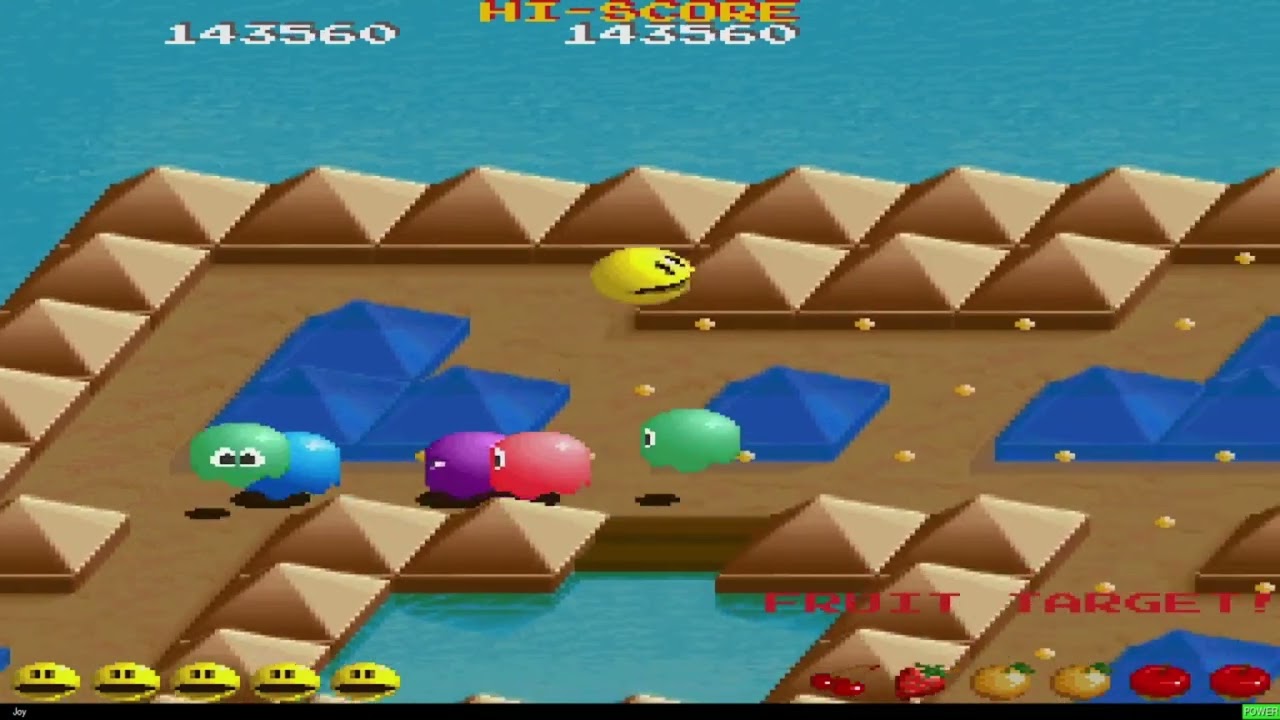 Pac-Mania (Sharp X68000) Gameplay (read desc)