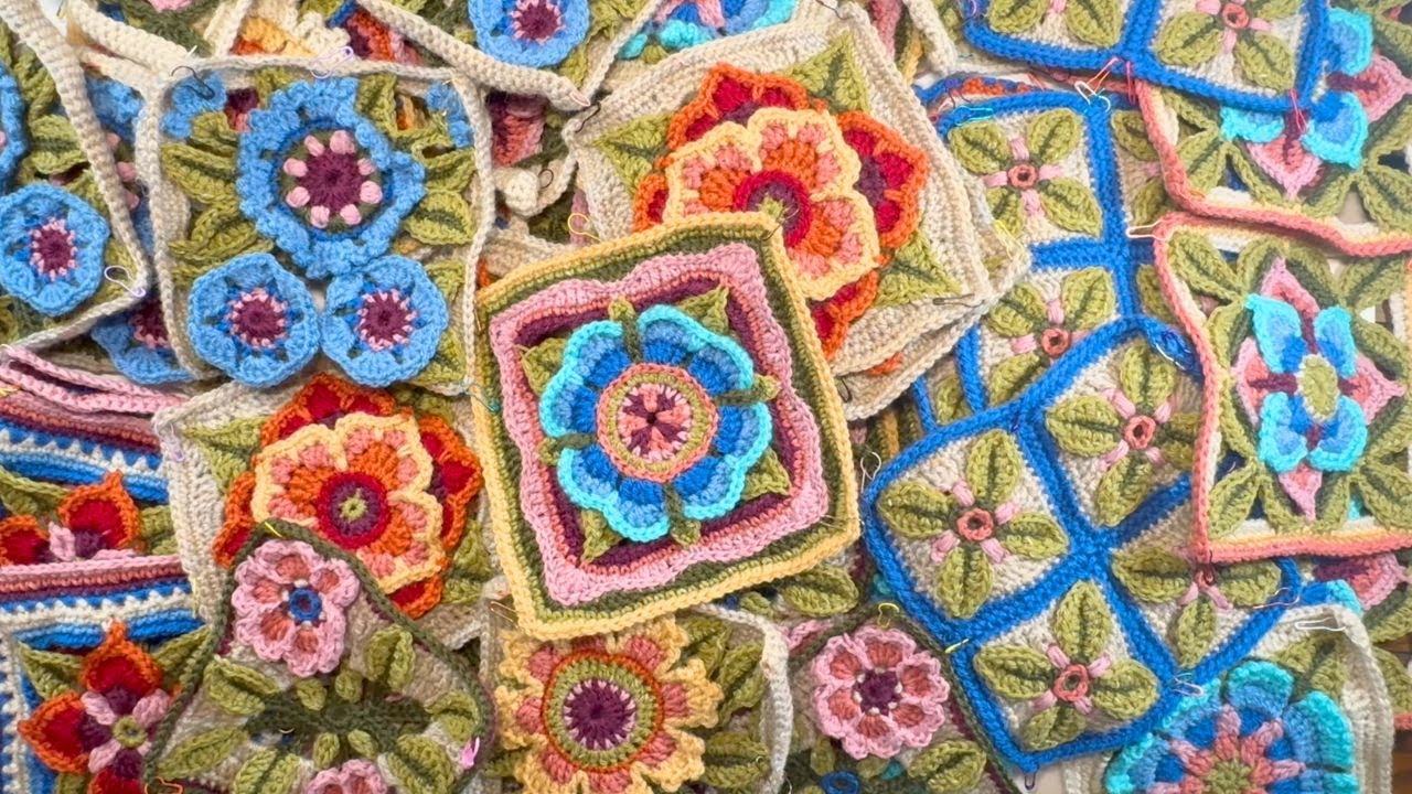 Spirit of Flora: Joining Motifs! Janie Crow Crochet Pattern