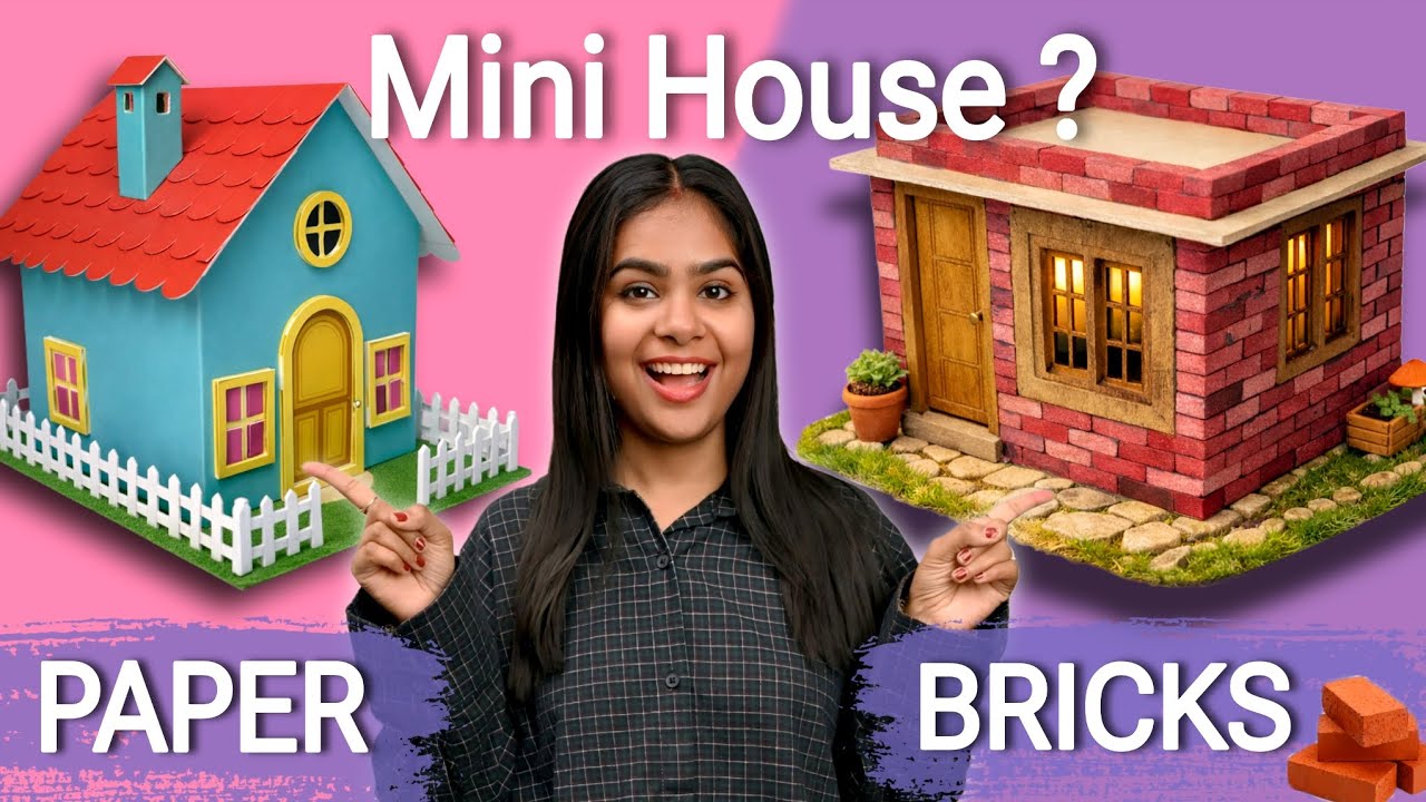 2 DIY Miniature House 🏠 