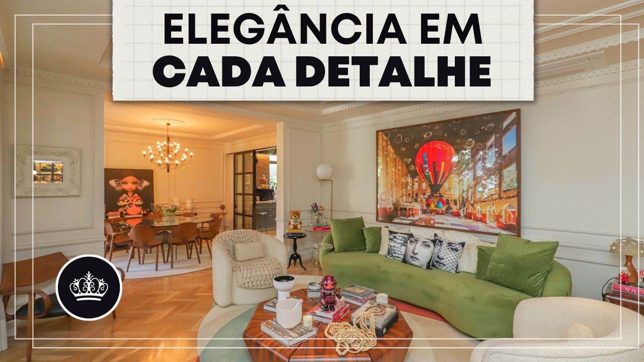 Apartamento cheio de LUZ NATURAL e ELEGÂNCIA em São Paulo