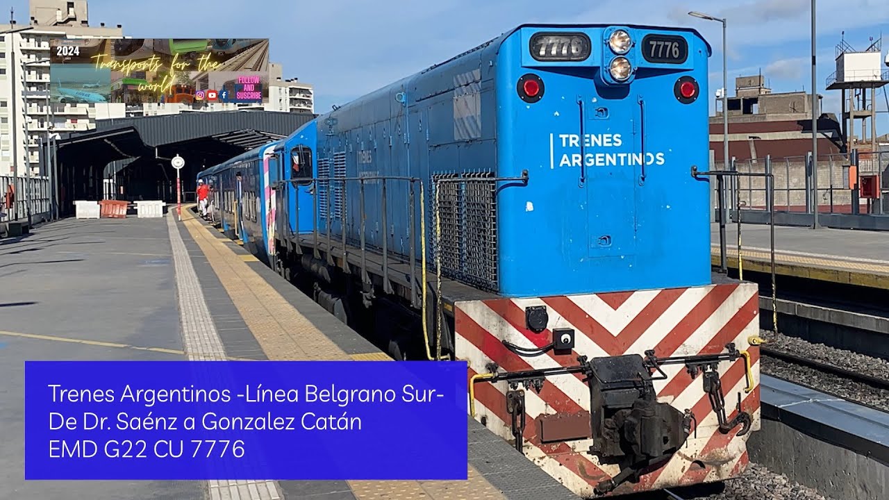 Trenes Argentinos -Linea Belgrano Sur- EMD G22CU SAENZ-CATAN DIC23