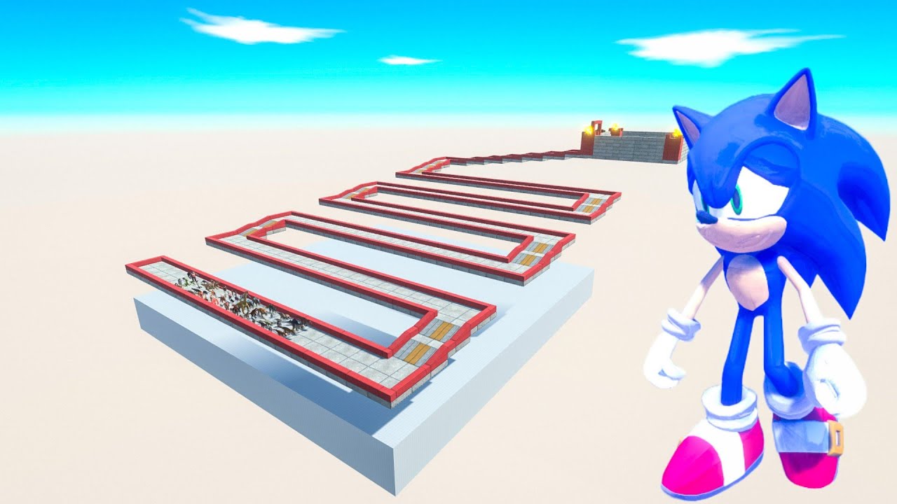 Escape From Sonic - Last Survivor - Animal Revolt Battle Simulator