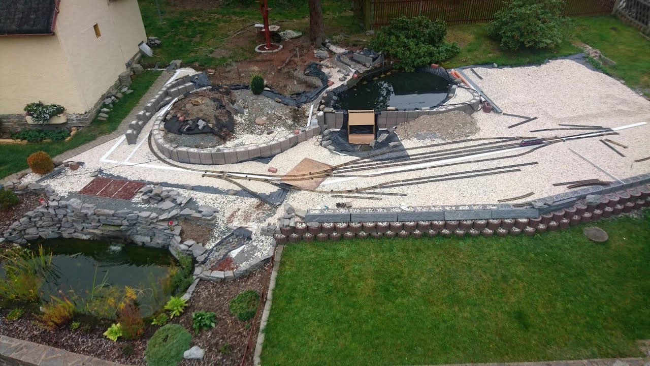 🚂Lgb/Piko Gartenbahn Abriss😢 und Neubau☺von Cousin s Gartenbahn🚂⚒ Anlage🚂⚒Gleisprobe/Gleiswendel🏡