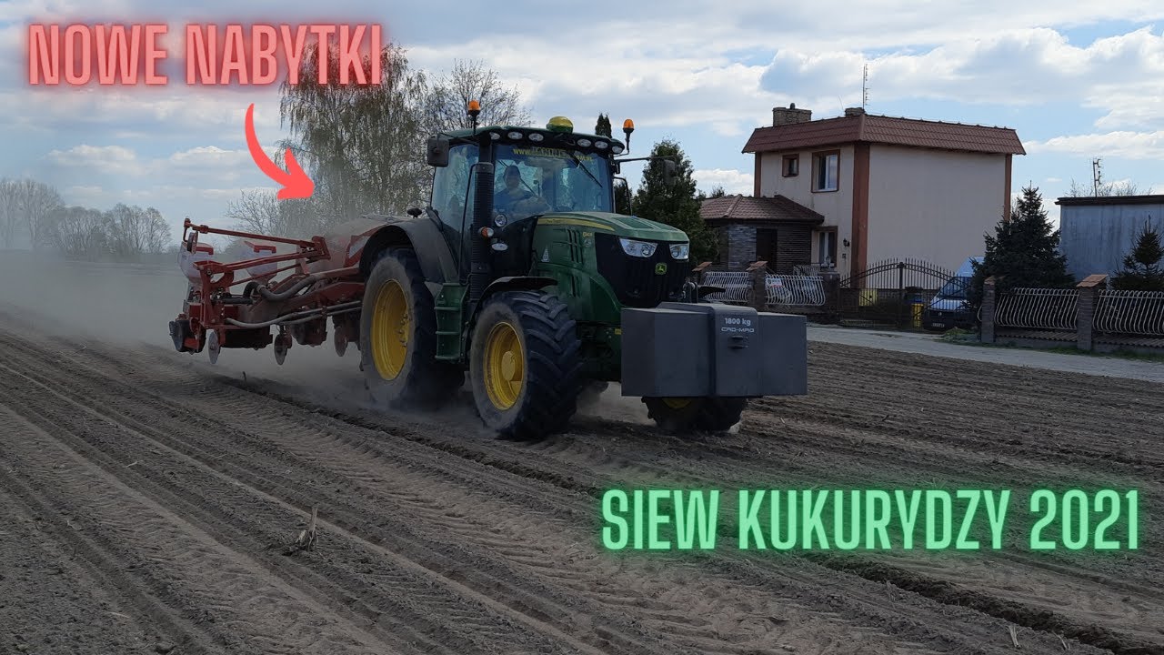 ☆Siew Kukurydzy z Nowymi Nabytkami 2021☆John Deere 6190R☆ Gaspardo Mirka ✔Luki 1290✔