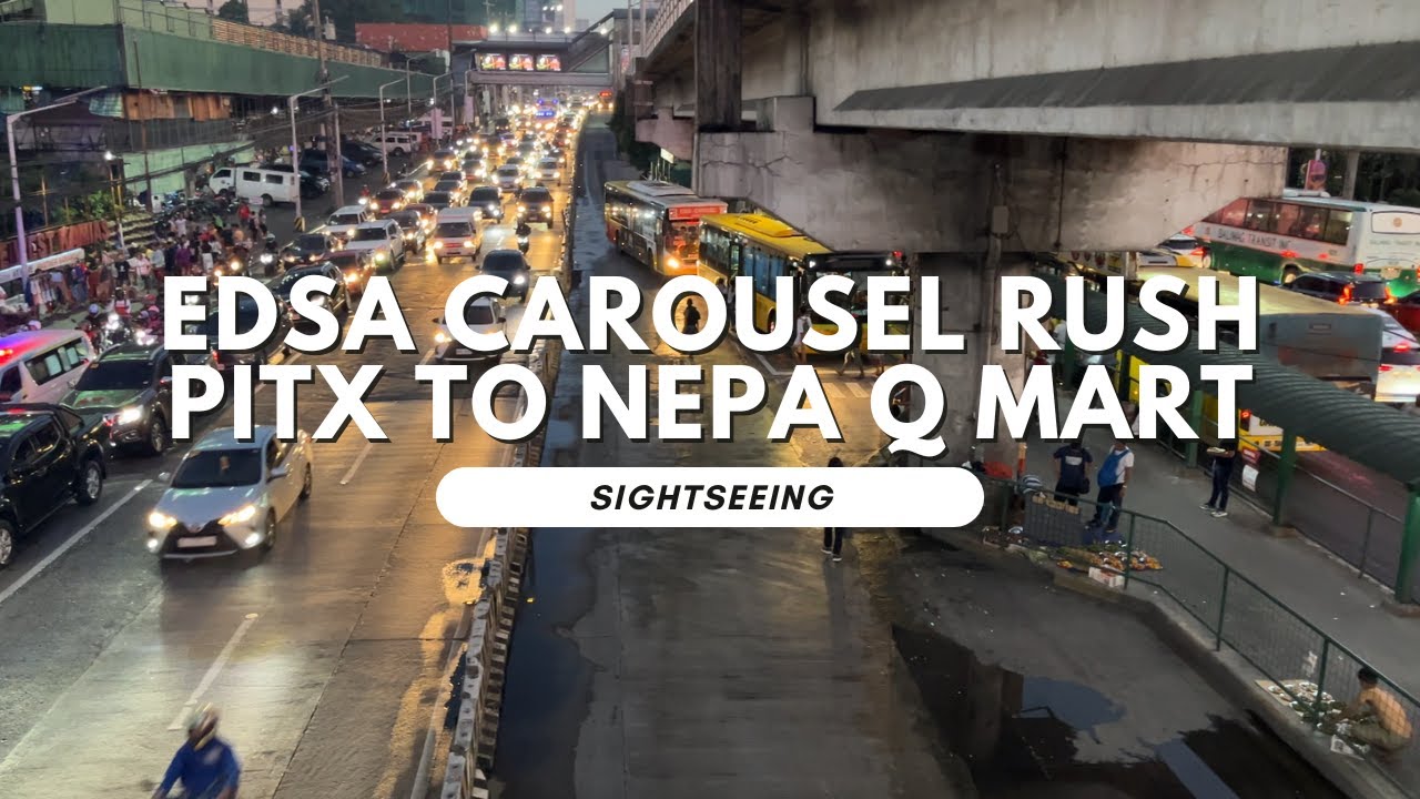 EDSA Carousel - PITX to Nepa Q Mart | Sightseeing