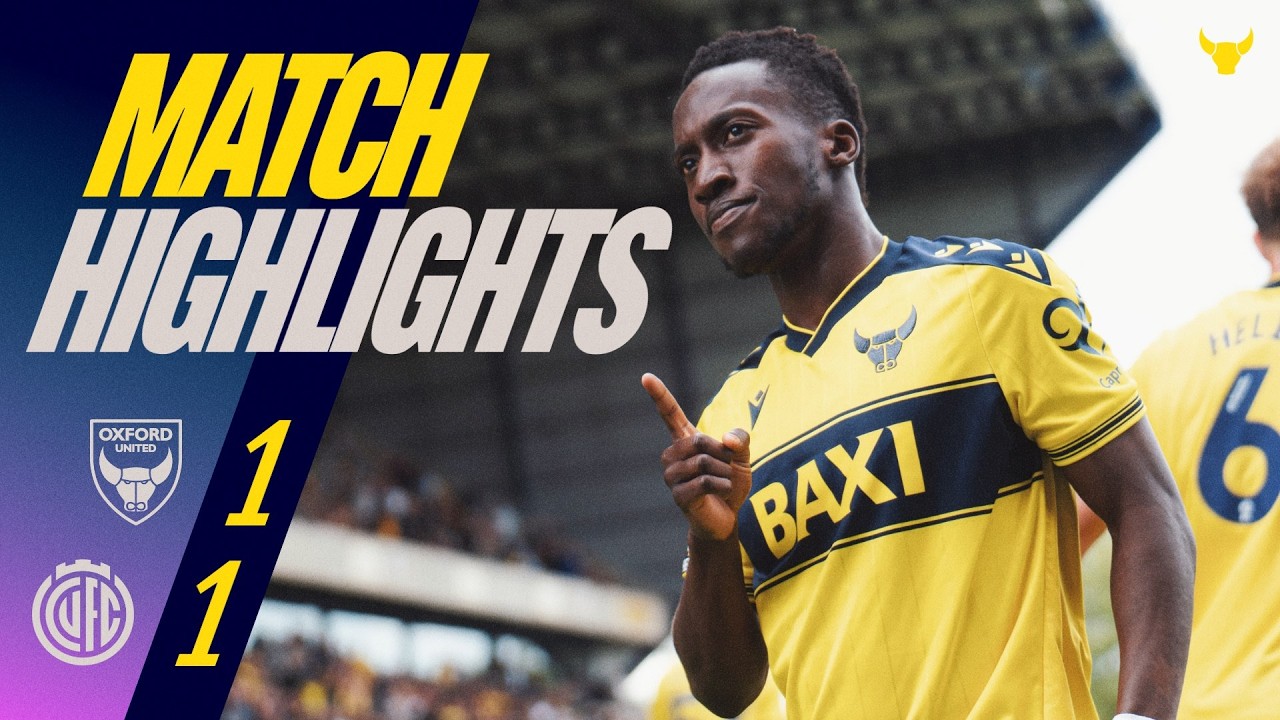 Demb&eacute;l&eacute; Scores Again as Oxford United Draw to Cambridge United | Match Highlights