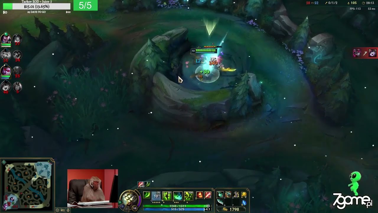 Mamm0n incydent na streamie przy wilkach