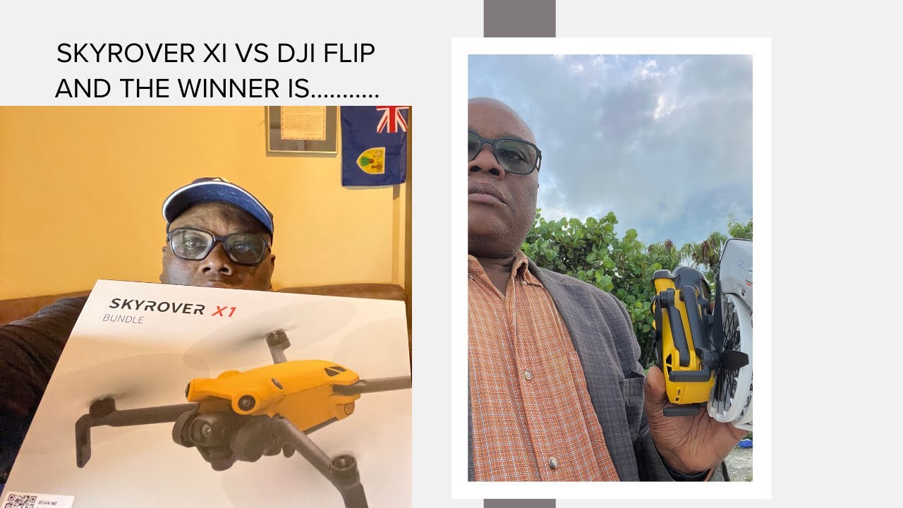 Skyrover X1 vs DJI Flip camera quality test
