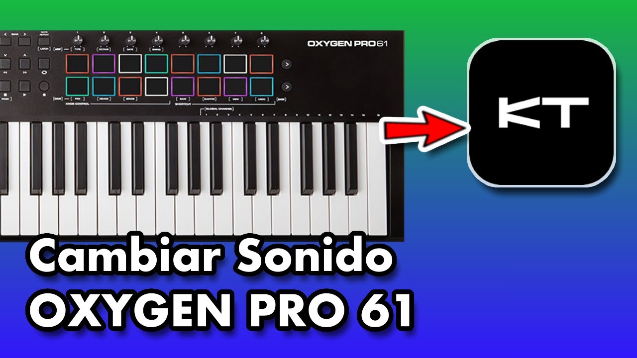 Cambia Sonidos con PAD del OXYGEN PRO - M Audio Preset Editor
