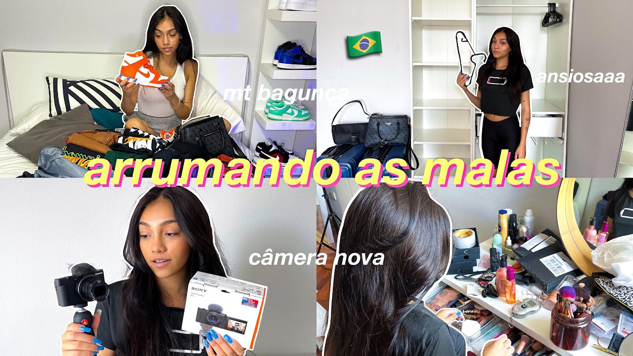 ARRUMANDO AS MALAS PARA O BRASIL || chegou minha câmera nova, muita bagunça & ansiedade