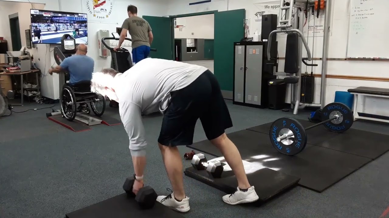 Travis Hasenkamp & Daniel Schmitt - Deadlift/Handcycle; Deadlift/Run 12 Minute AMRAPs
