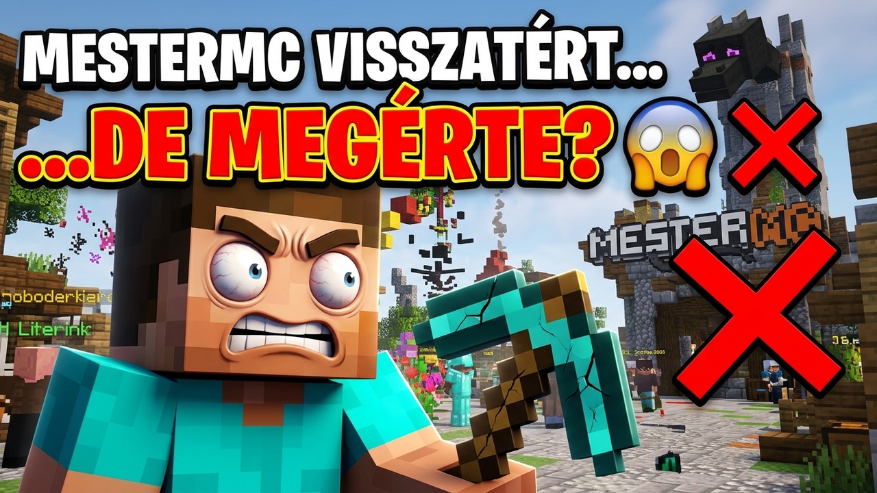 V&eacute;gre kipr&oacute;b&aacute;ltam az &Uacute;J MesterMC-t... 😱 Meg&eacute;rte v&aacute;rni?
