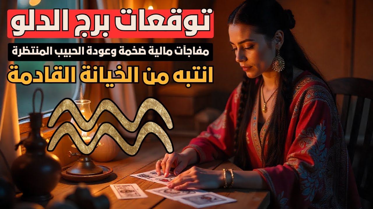 توقعات برج الدلو ♒ حد بيراقبك وبيحقد عليك خلي بالك 🚨 صدمة من شريك حياتك 🤯 نهاية ديون وفرحة قادمة 🥳