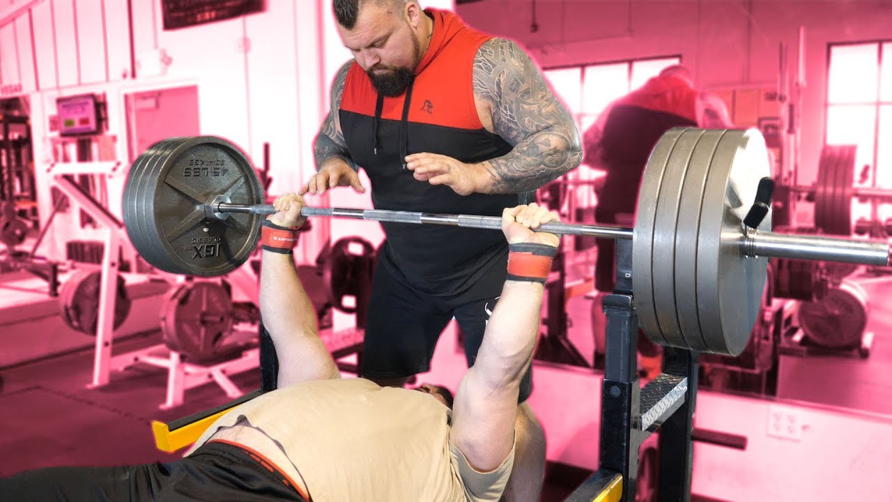 500LB BENCH PRESS WITH EDDIE HALL